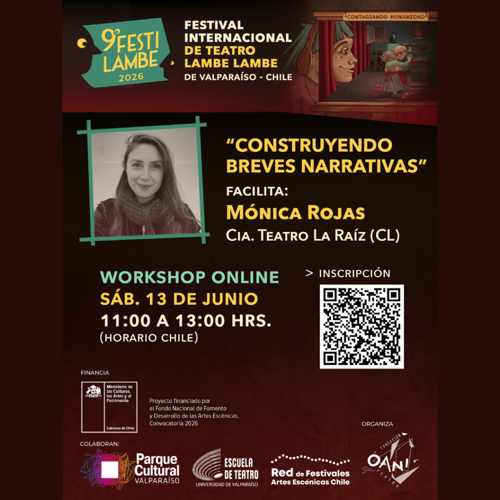 1º Workshop Online 9º FESTILAMBE 2026: CONSTRUYENDO BREVES NARRATIVAS