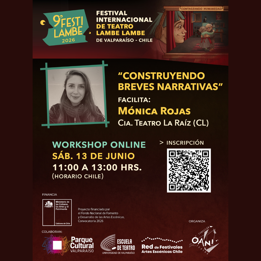 1º Workshop Online 9º FESTILAMBE 2026: CONSTRUYENDO BREVES NARRATIVAS