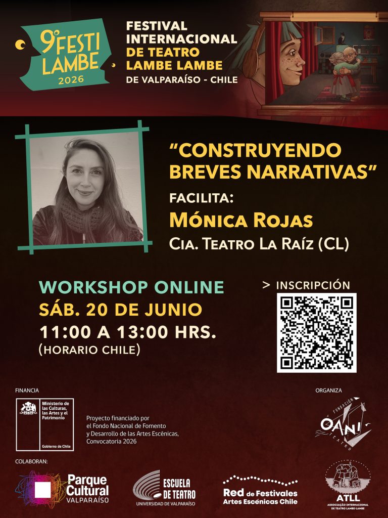 1º Workshop Online 9º FESTILAMBE 2026: CONSTRUYENDO BREVES NARRATIVAS